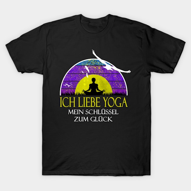 Ich Liebe Yoga Shirt Yoga Lehrer T-Shirt yoga teacher T-Shirt by Jakavonis